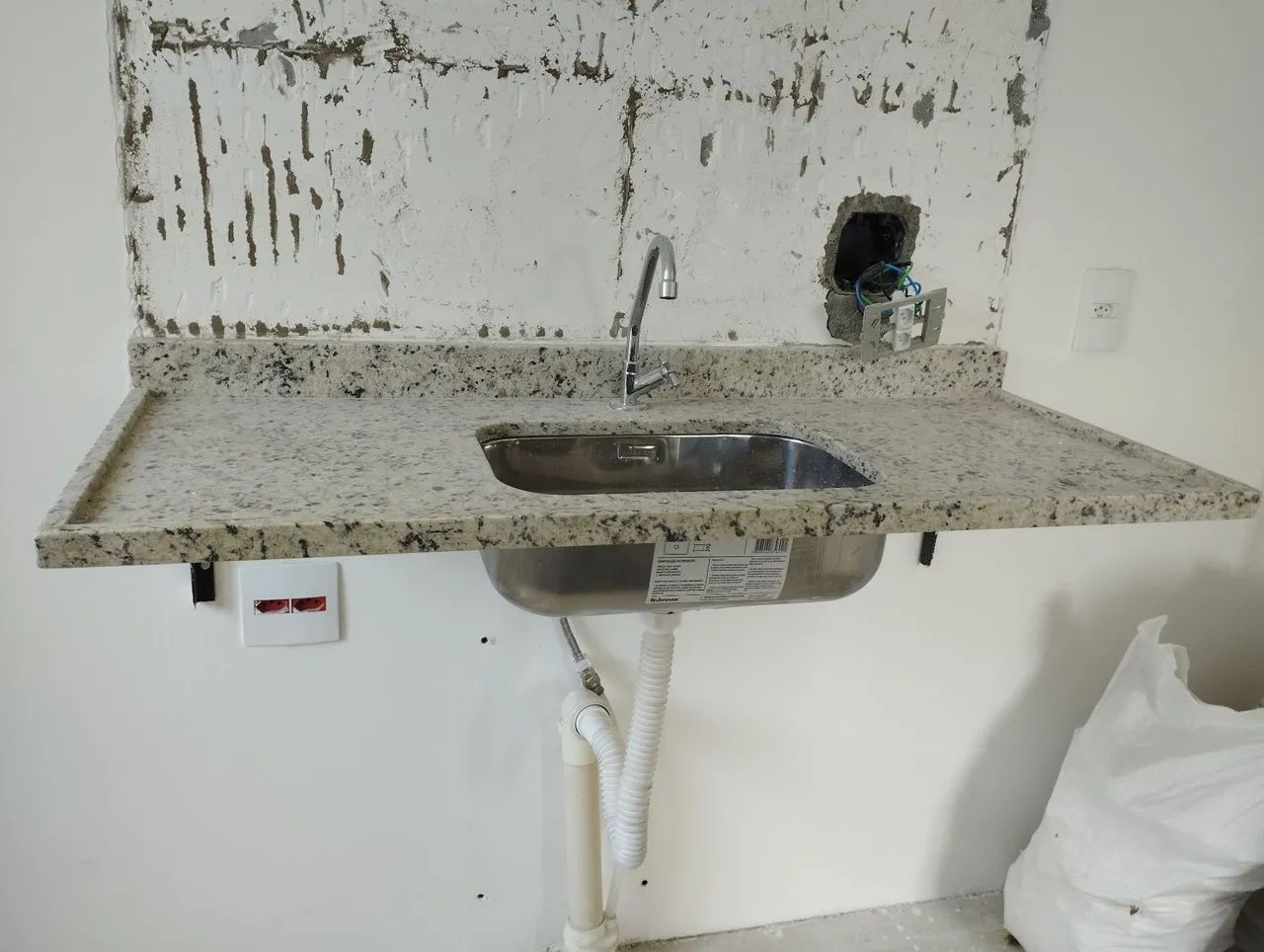 Cuba de cozinha em aço inox