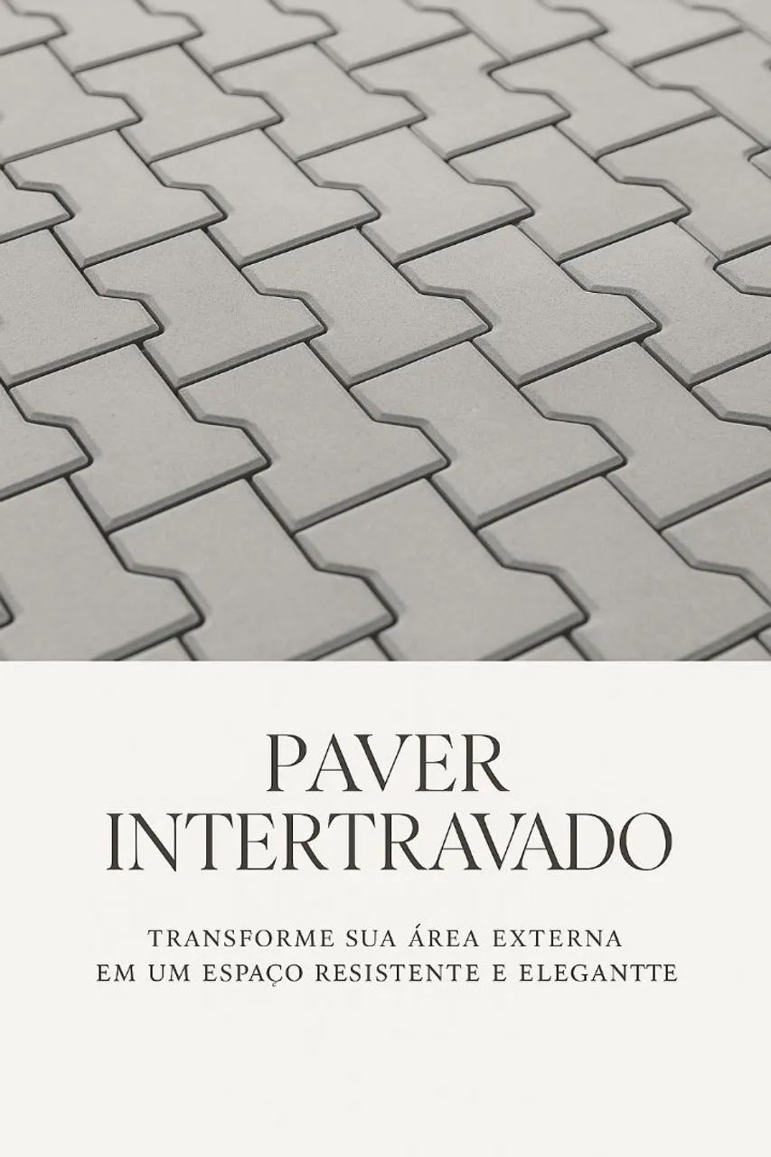 PISO INTERTRAVADO EM CONCRETO MACIÇO 