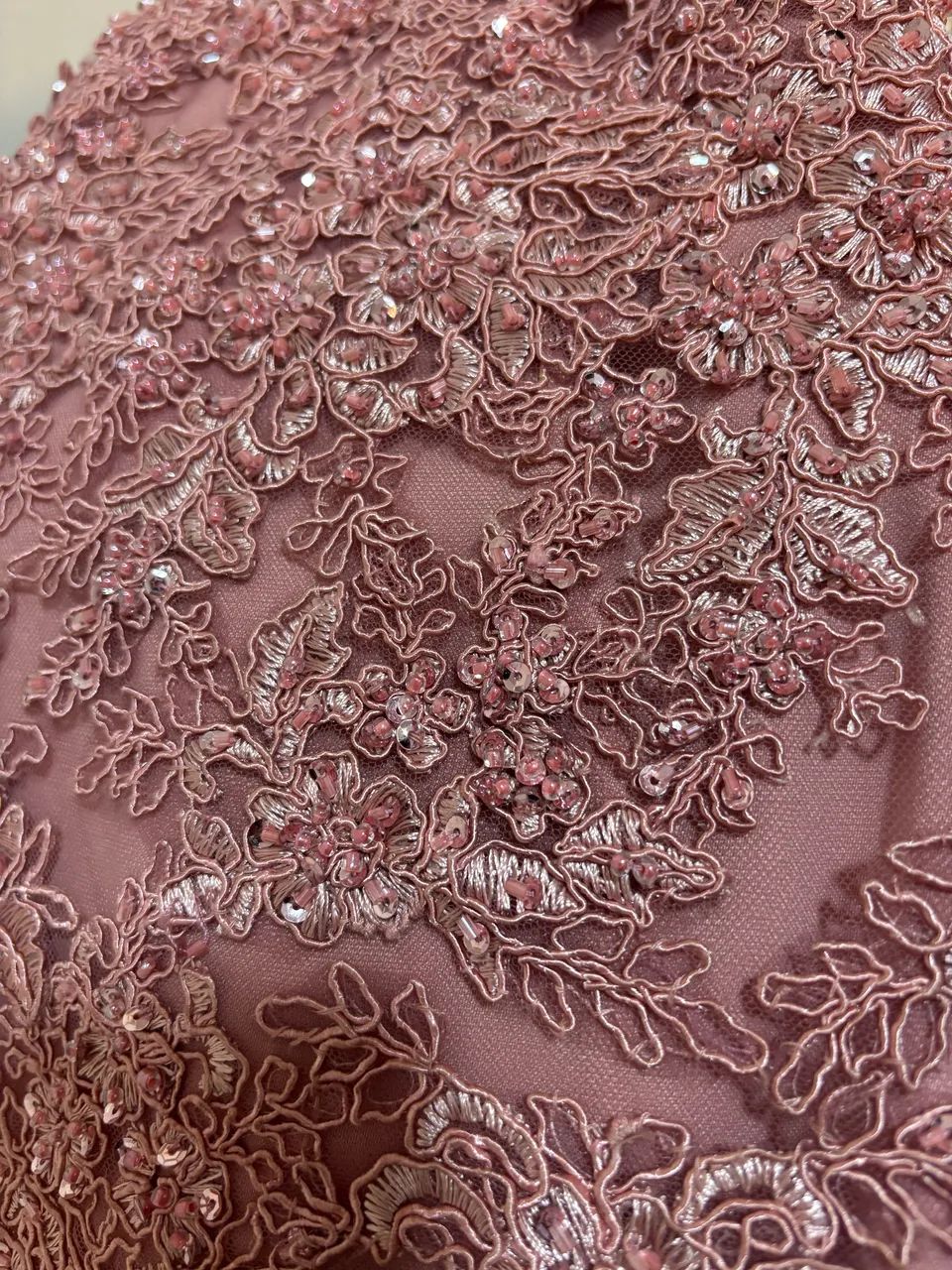 VESTIDO DE FESTA ROSA SECO - Foto 4