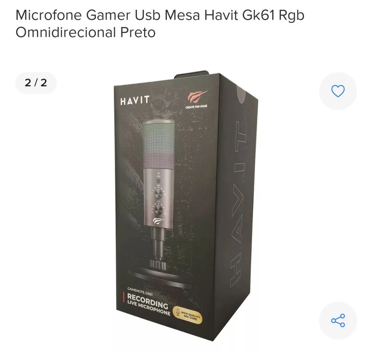 MICROFONE "Novo" - Foto 2