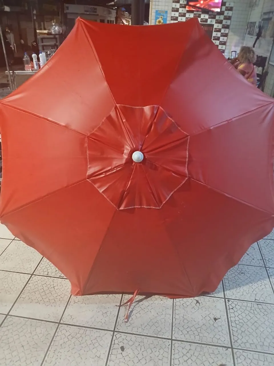 Ombrelone Vermelho para Área Externa 2metros
