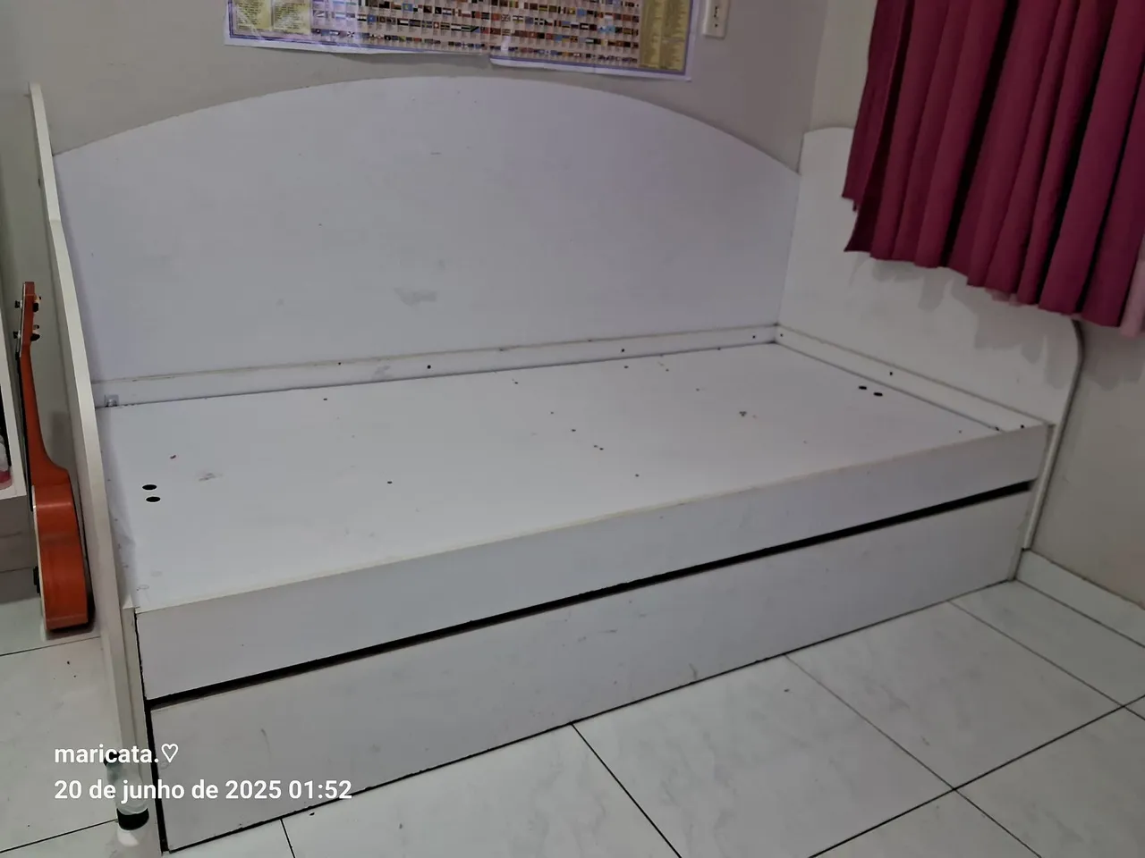 Cama Solteiro com Gaveta