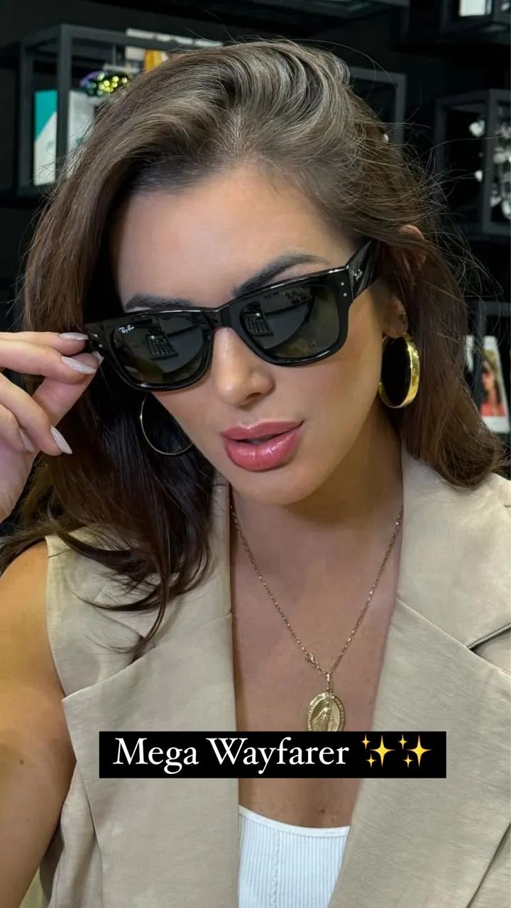 Óculos de sol RayBan novo completoo - Foto 4