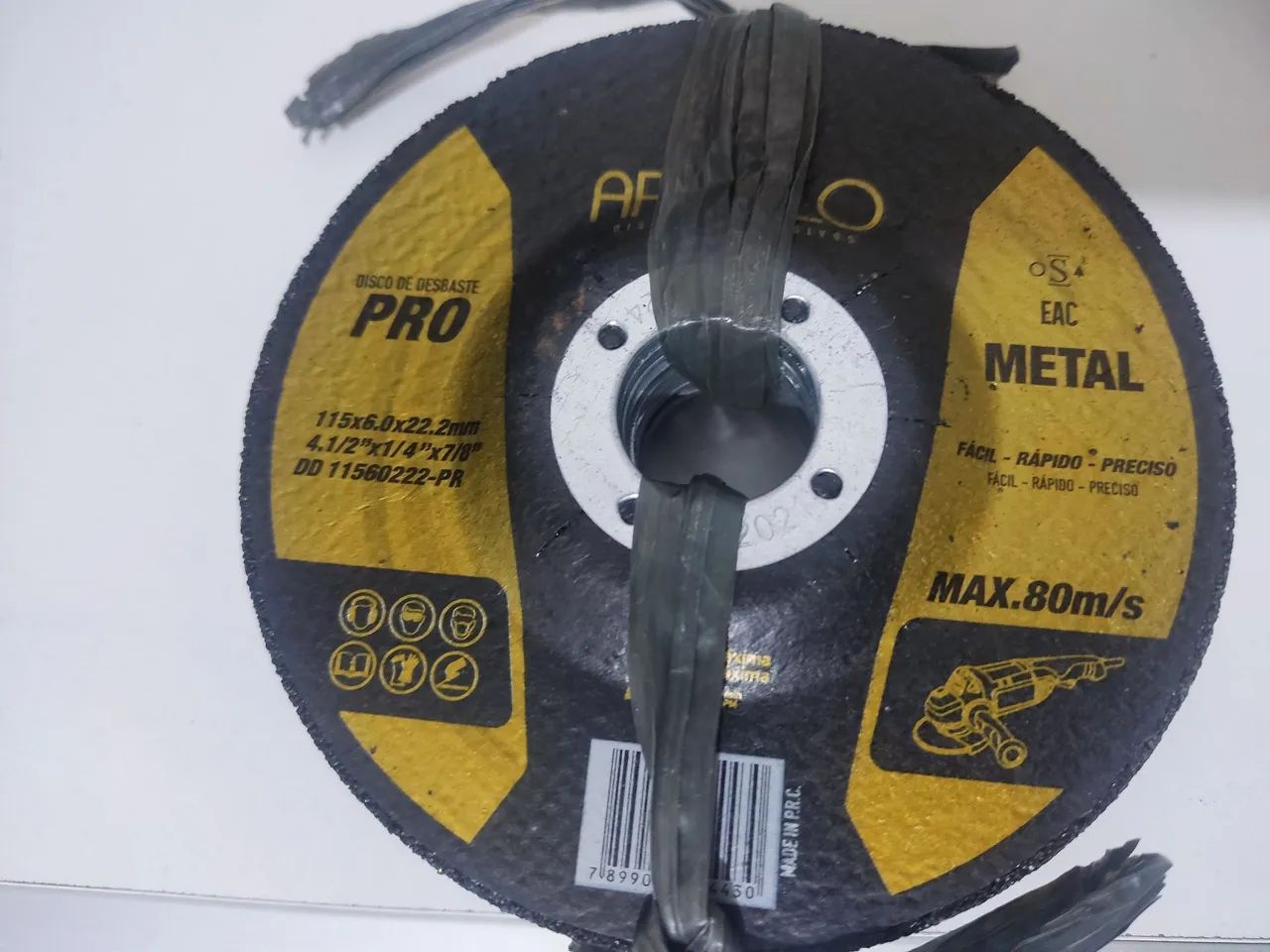 Cinco Discos de Desbaste Pro Metal4.1/2" x1/4"X7/8"- Af