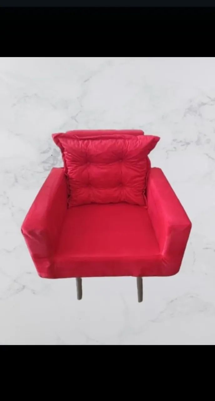 CADEIRA BORBOLETA ALMOFADADA