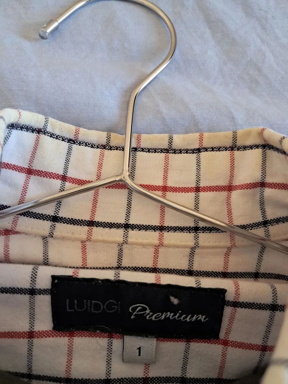 camisa xadrez Luigi tam 1 - Foto 3