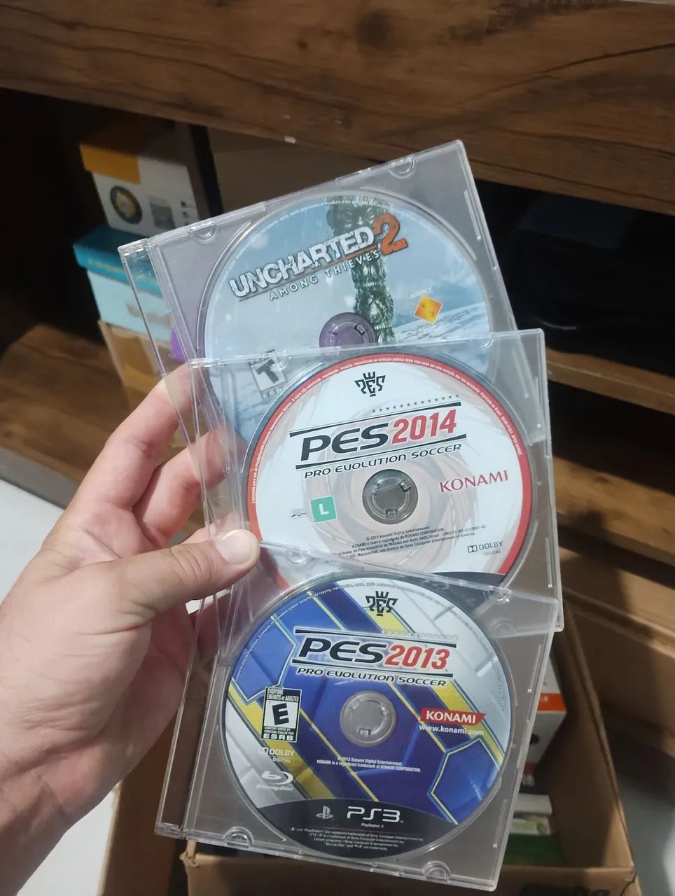 3 Jogos PS3 - Uncharted 2, PES 2014 e PES 2013 - Foto 2