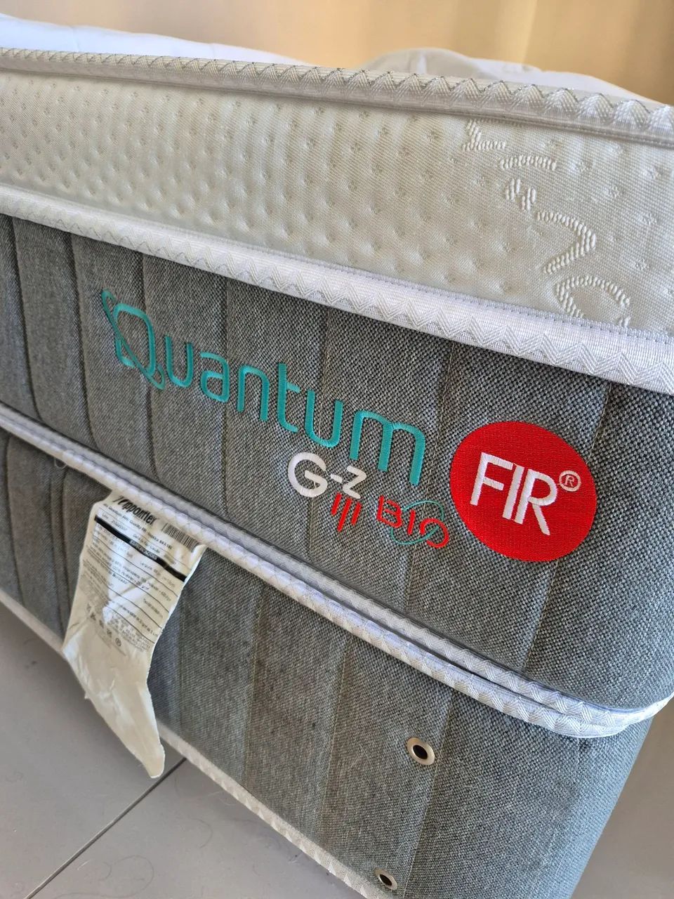 Cama box/Colchão Quantum FIR G-Z BIO
