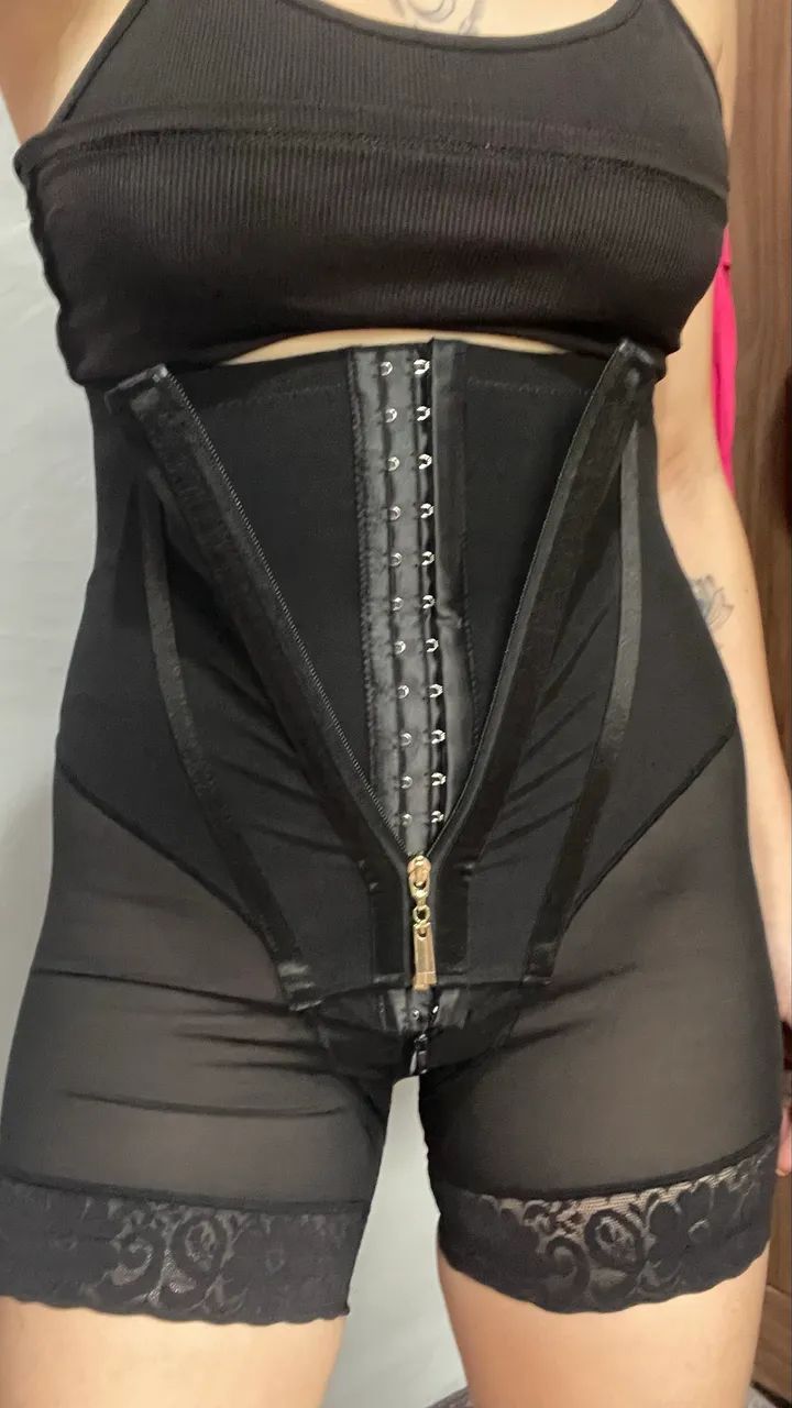 Cinta modeladora empina bunbum, dupla compressão  - Foto 2