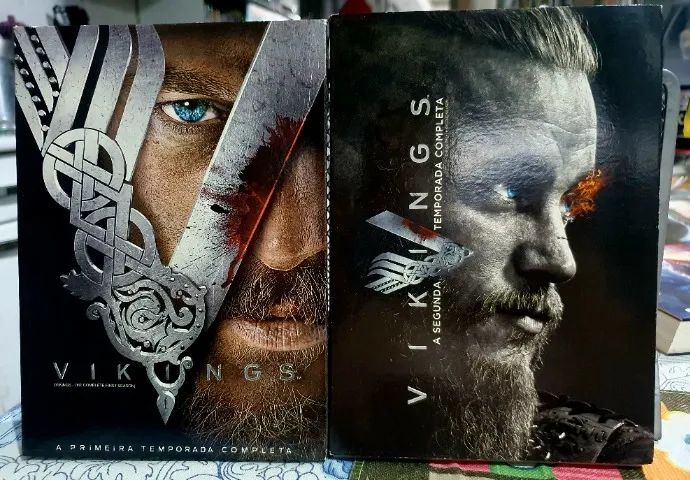 Coleção Box DVD Vikings com 4 temporadas (12 Discos) Original - Foto 3