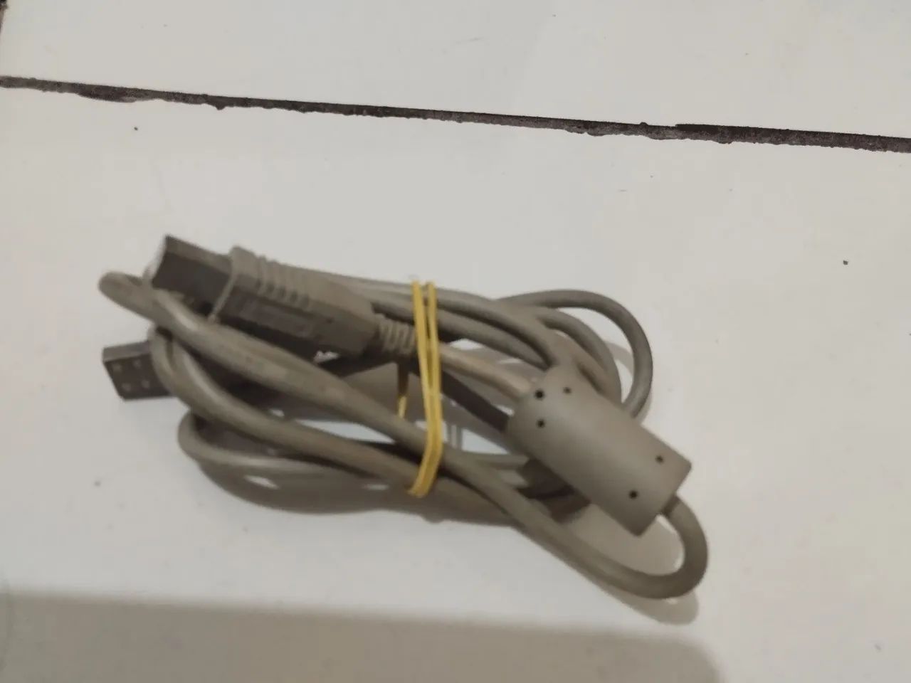 <br>Cabo Usb 2.0 Impressora Multifuncionais Panasonic Cinza (Usado) - Foto 2