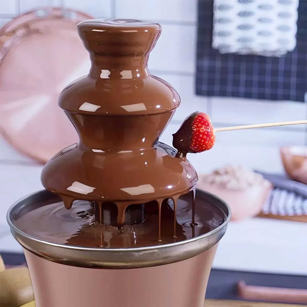 Fonte de Chocolate para Fondue Diversão e Delícias - Foto 2