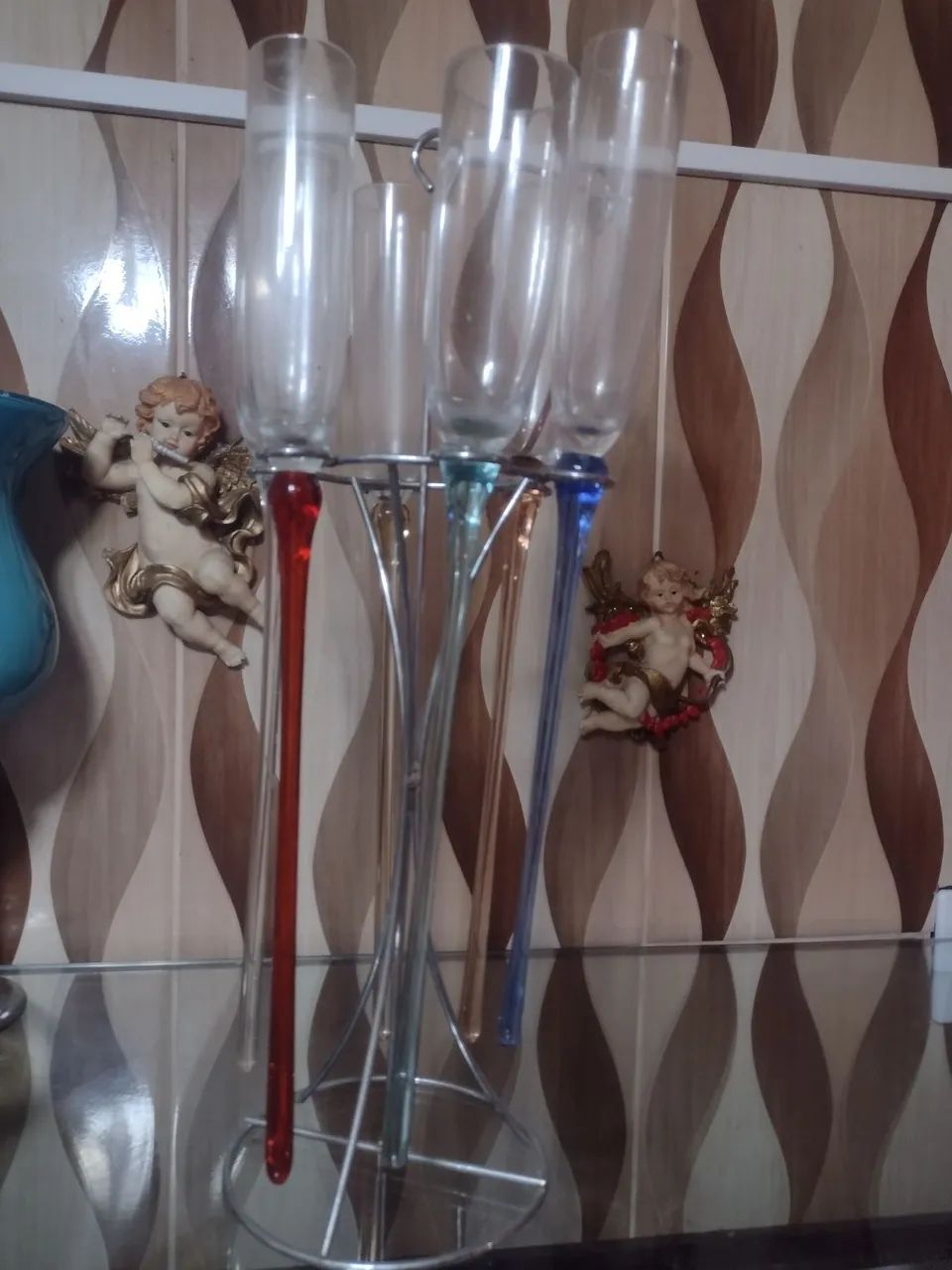 Suporte para taças de vinho elegante - Foto 3