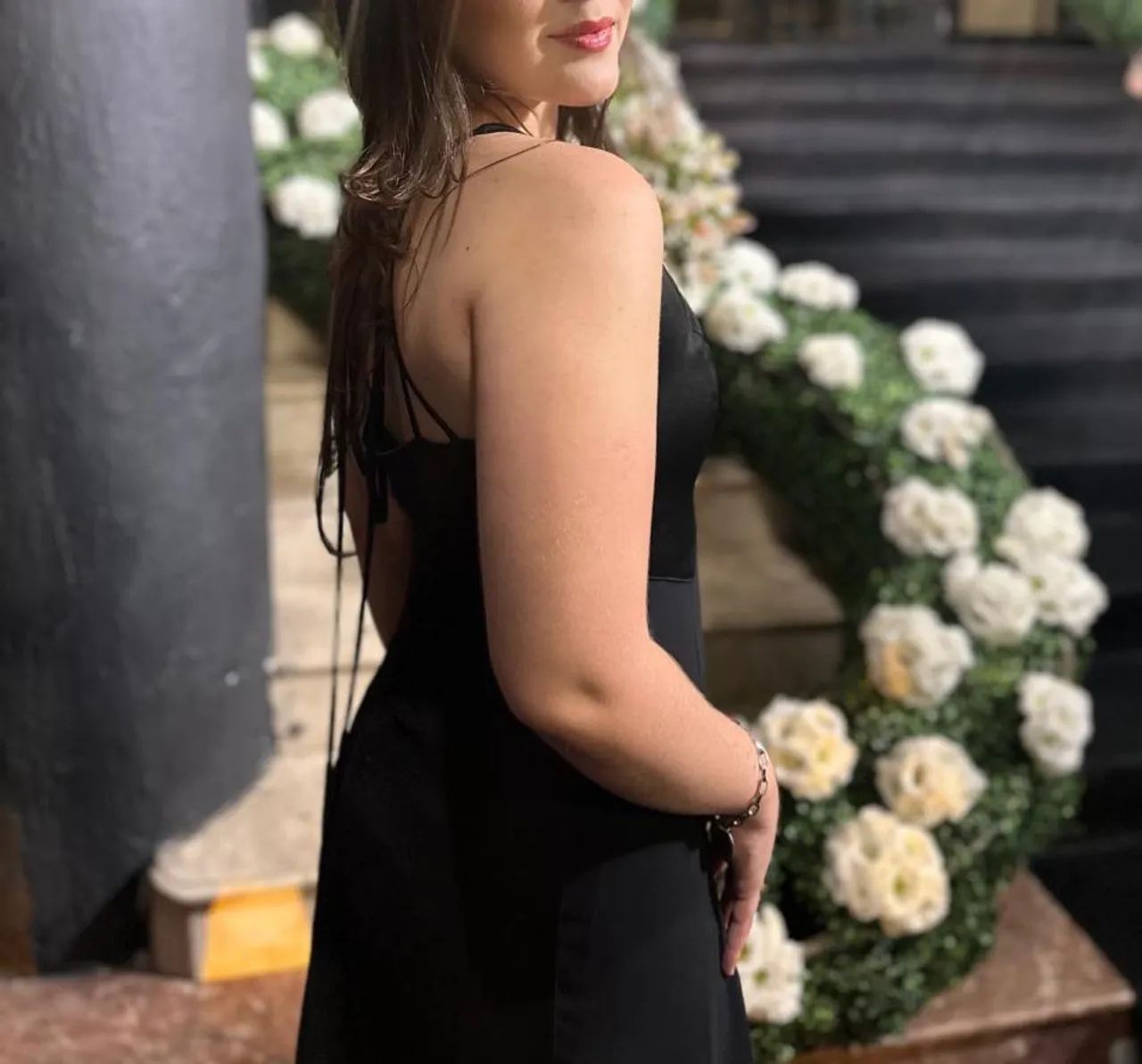Vestido mídi trançado nas costas - Foto 3