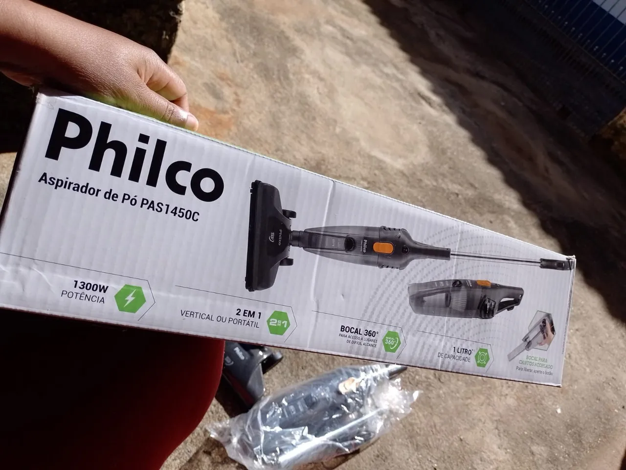 Aspirador de Pó Philco PAS1450C 1300W 2 em 1