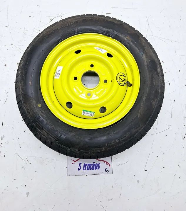 Roda Estepe Fino Aro 13 165/70 Chery Qq 1.0 2018/2019 - Foto 3