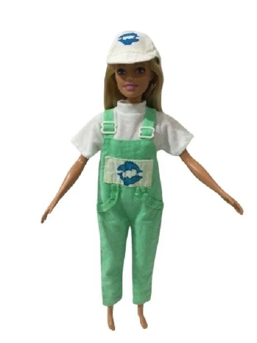 Macacão Roupa Da Boneca Julia Cuidadora Golfinhos Ano 1995 - Foto 2
