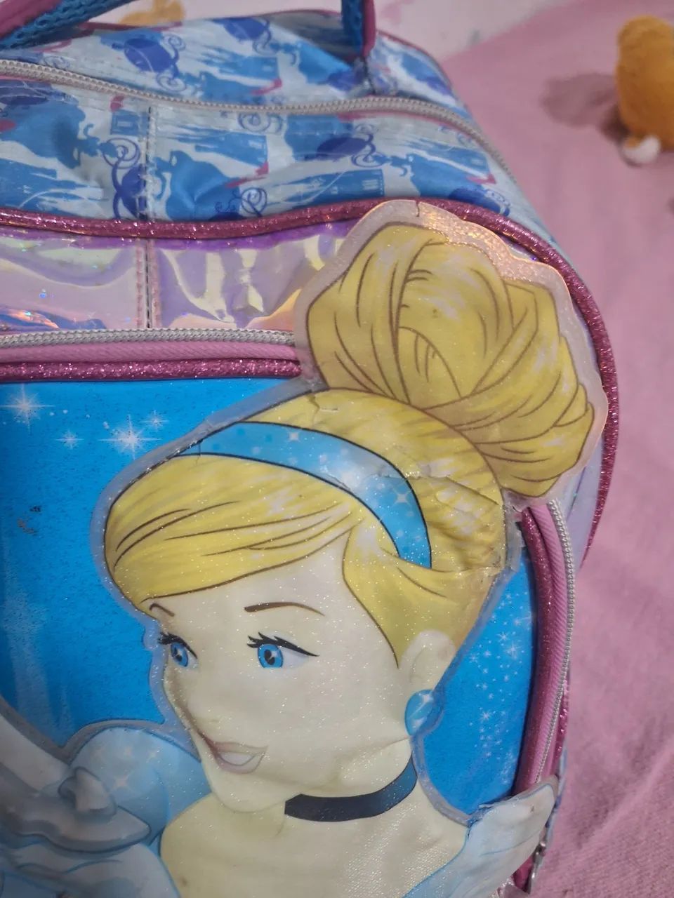 Mochila Infantil Cinderela - Foto 2