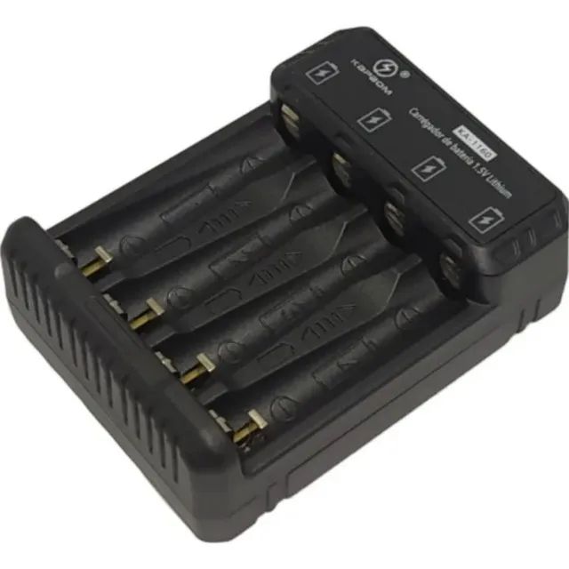 Carregador Eficiente Para Pilhas Aa E Aaa - Foto 2