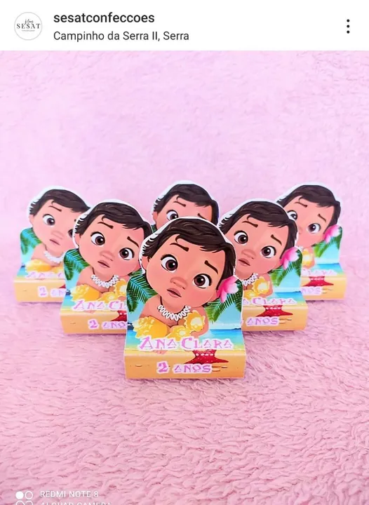 Porta Bis duplo Lembrancinha personalizadas pra aniversário