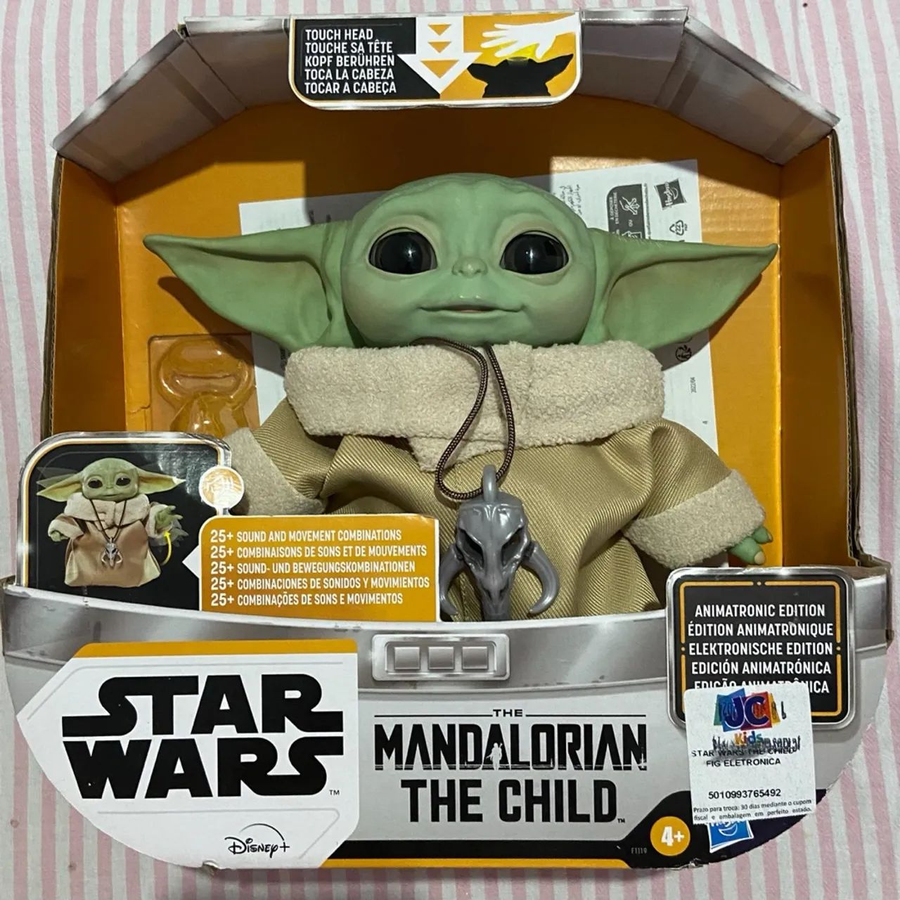 Baby Yoda - Grogu - The Mandalorian - Boneco Animatrônico