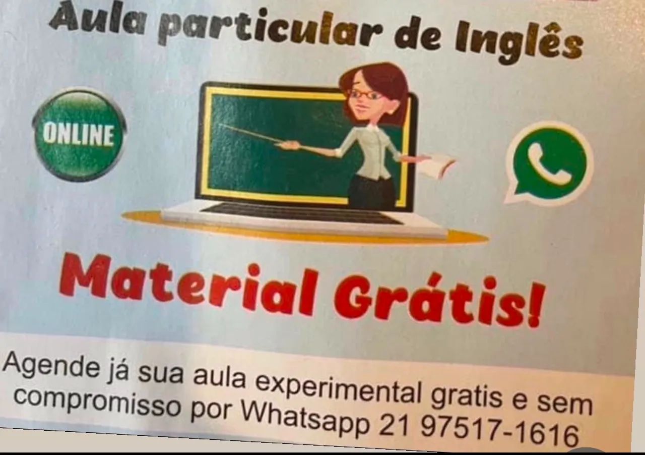 Aula de Ingles Online com Material grátis - Serviços - Campinho, Rio de ...