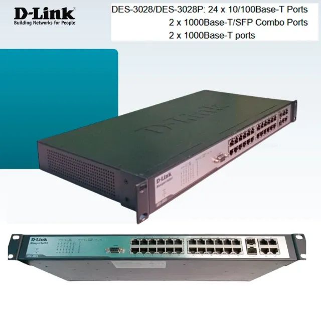 Switch D-Link DES-3028 28 Portas (USADO) - Foto 2