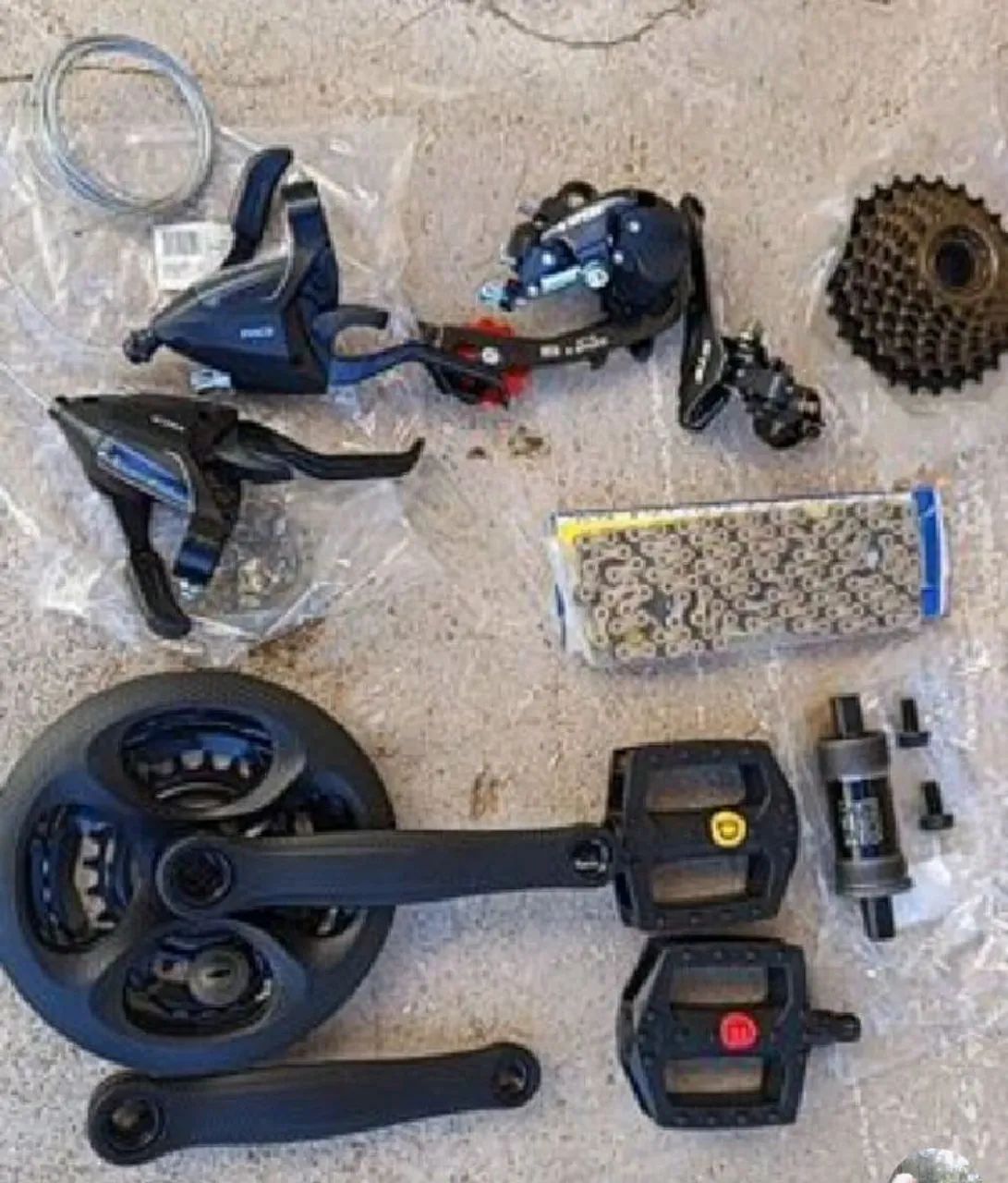 Kit Completo de Componentes para Bicicleta - 8 Velocidades - Foto 2