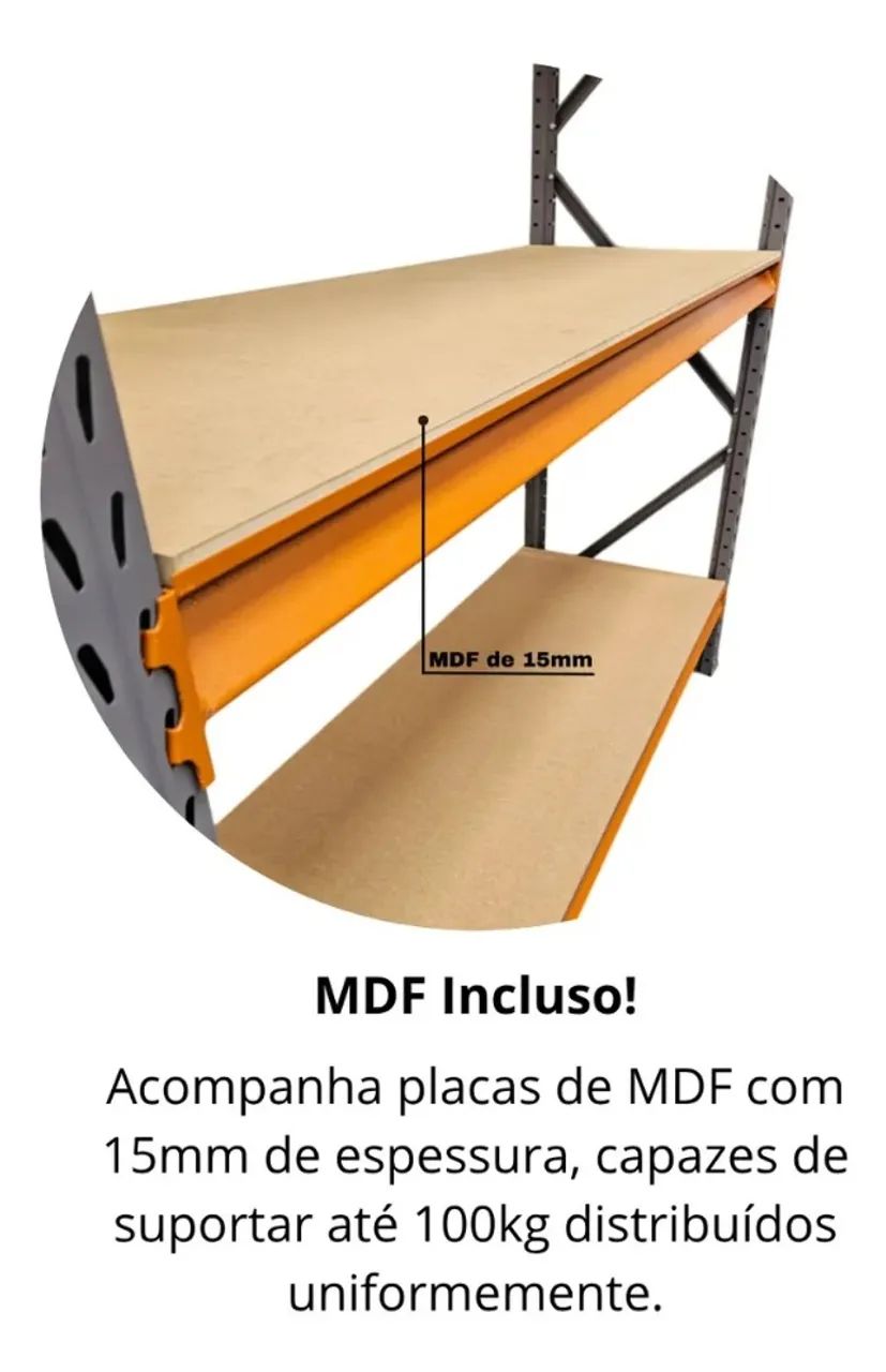 Mini Porta Pallet - Prateleiras Para Estoque - DIreto da fabrica - Foto 3