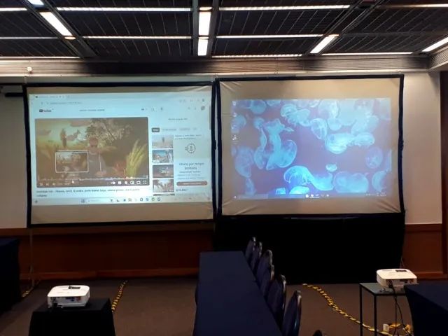 Locação de Projetor Multimídia, Datashow, som, Telas Projeção, soluções em Eventos geral. - Foto 2