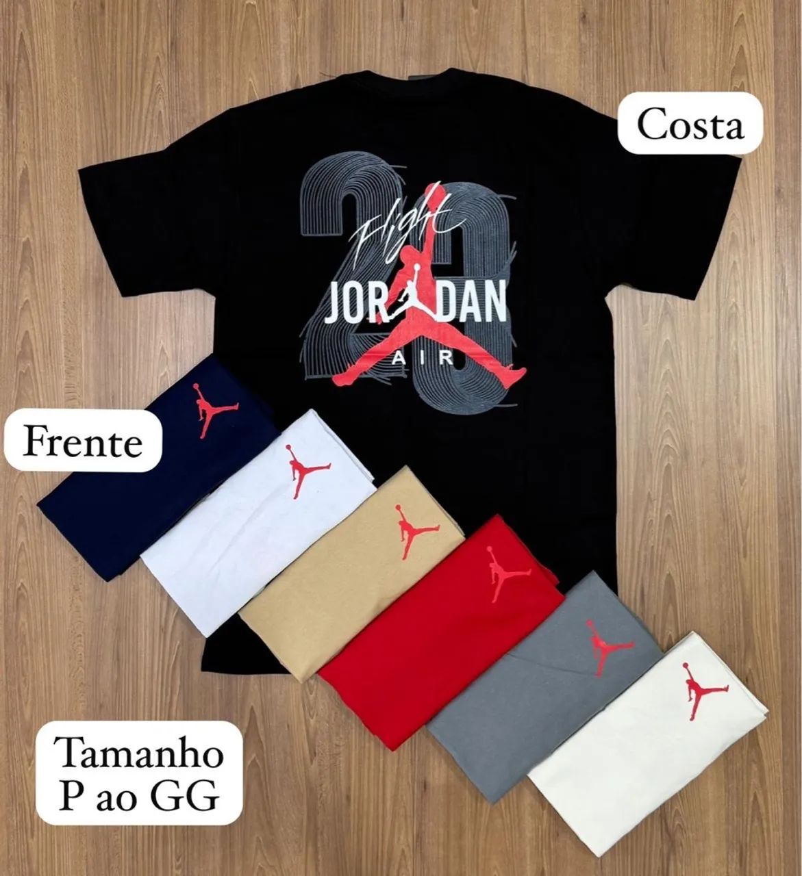 Camiseta Jordan Flight 23 - Tamanhos P ao GG