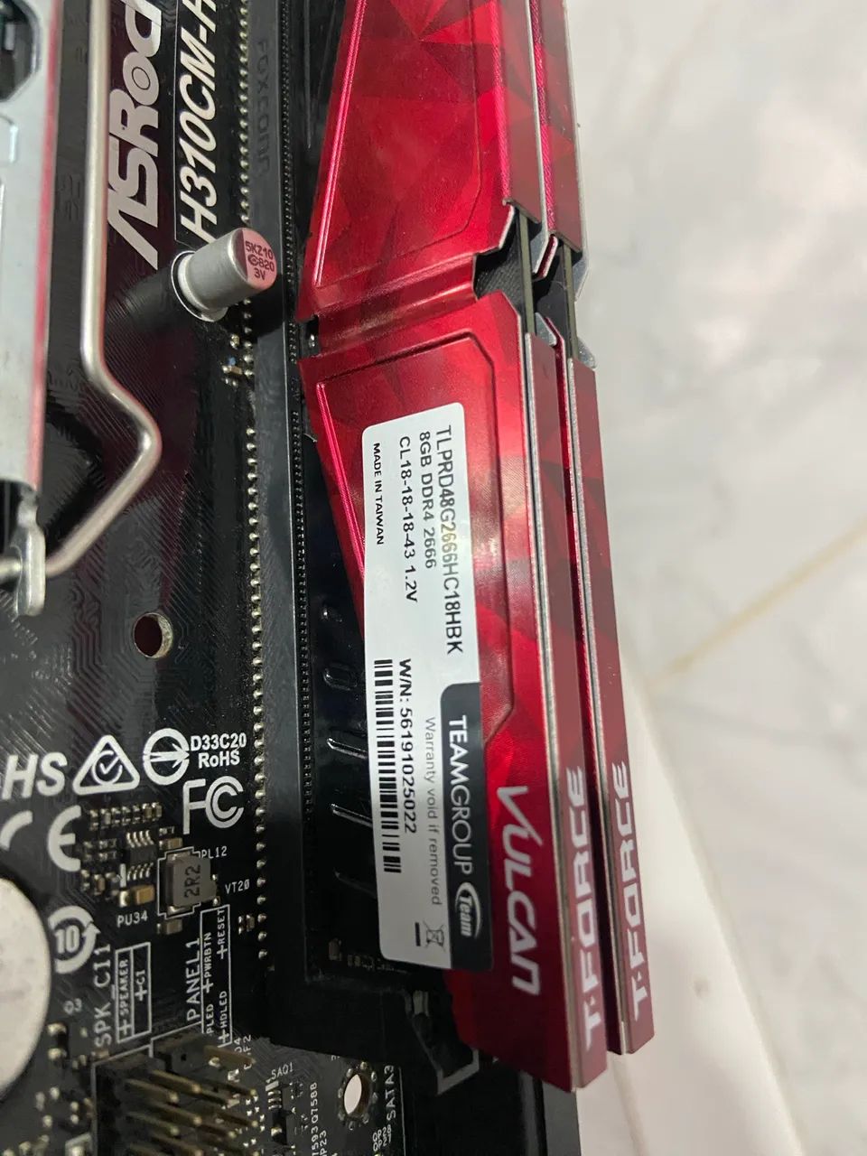 Kit i5 9400F + 16GB RAM + H310 | Perfeito para Games - Peças de