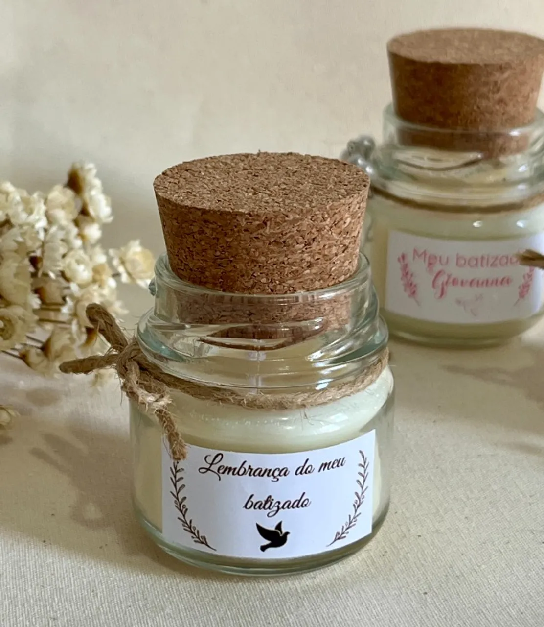 kit 10 velas lembrancinhas aromáticas aniversário, batizados