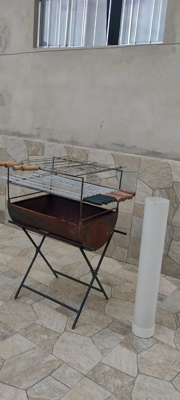 Jogo de 17 Espetos Tramontina Inox Mais Churrasqueira Profissional  - Foto 2