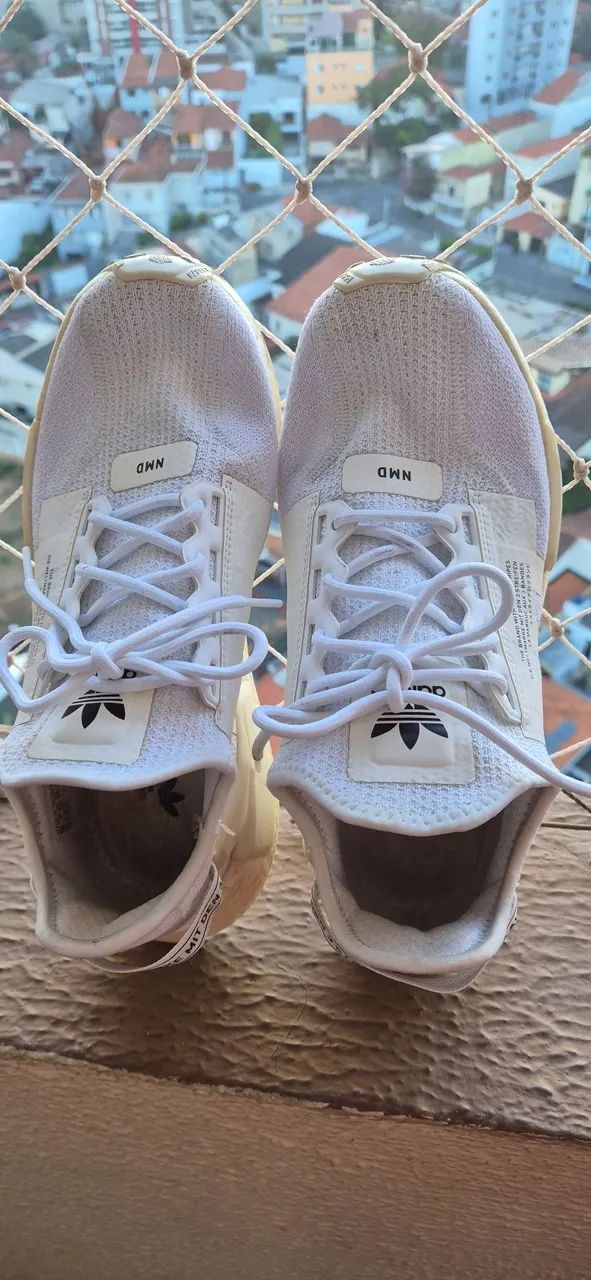 Tênis Adidas Originals Nmd R1 V2 Branco - Foto 4