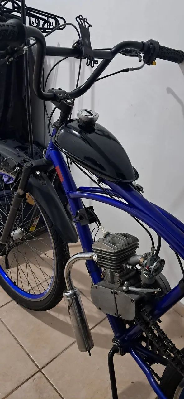 Bicicleta Motorizada 80cc (impecável) motor com NF - Foto 3