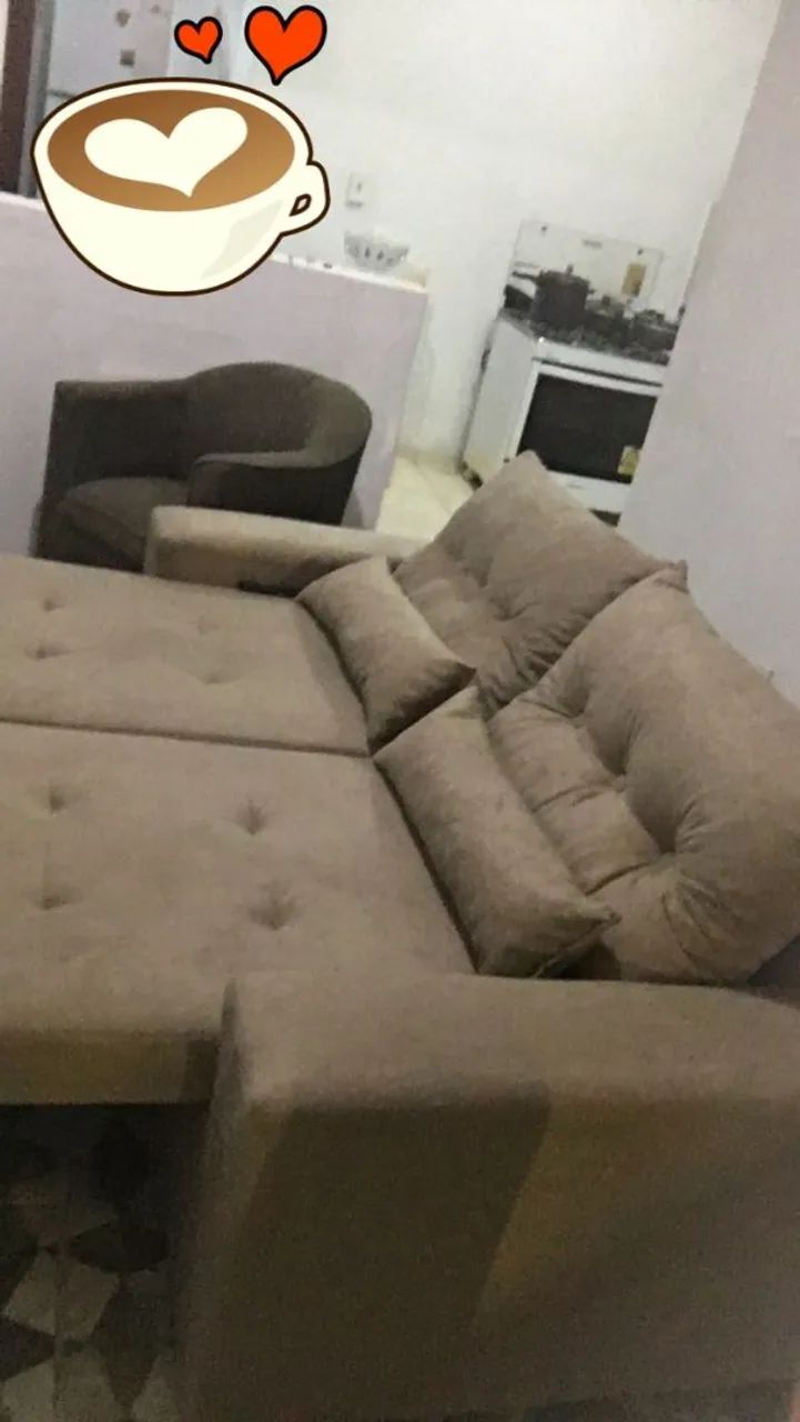 Sofá retrátil dubai com entrega grátis  - Foto 3