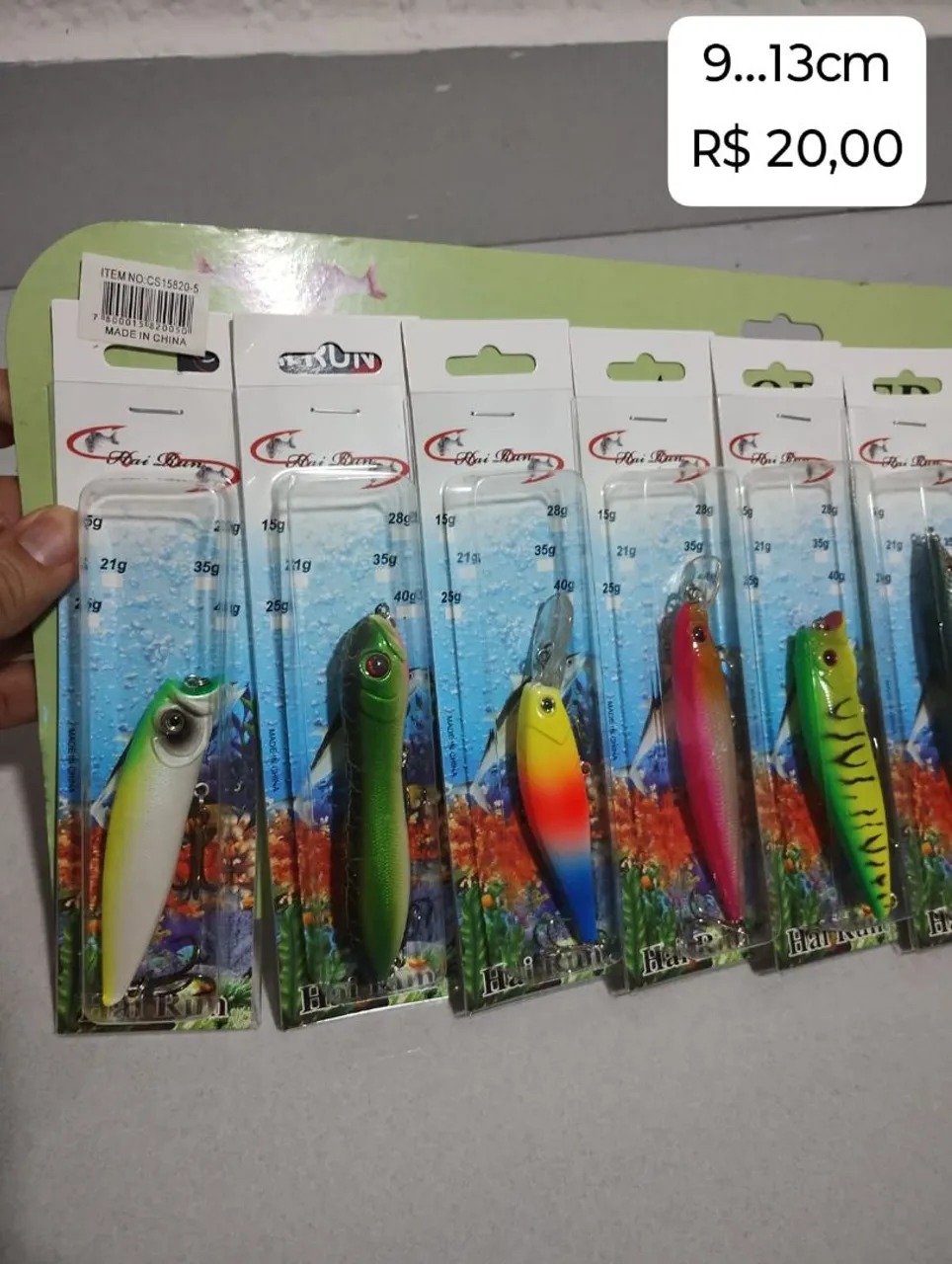 Iscas artificial de pesca
