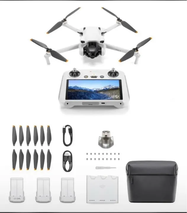 Drone DJI Mini 3 Fly More Combo (Com tela) ?