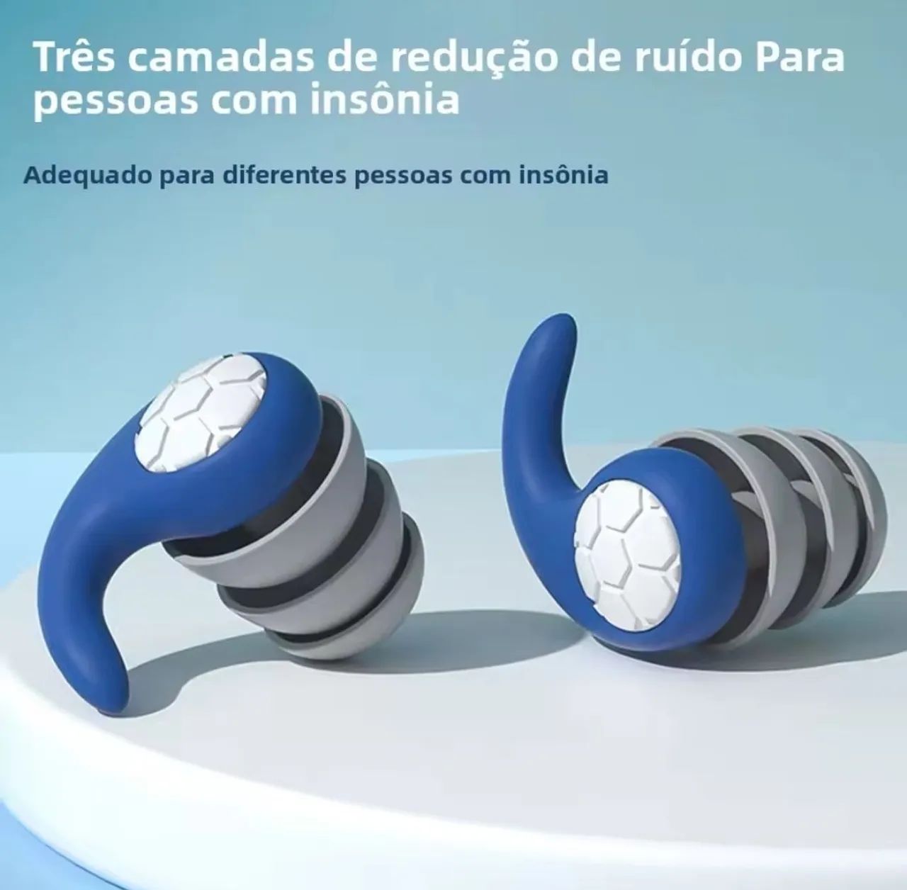 Protetores auriculares de silicone - Foto 3