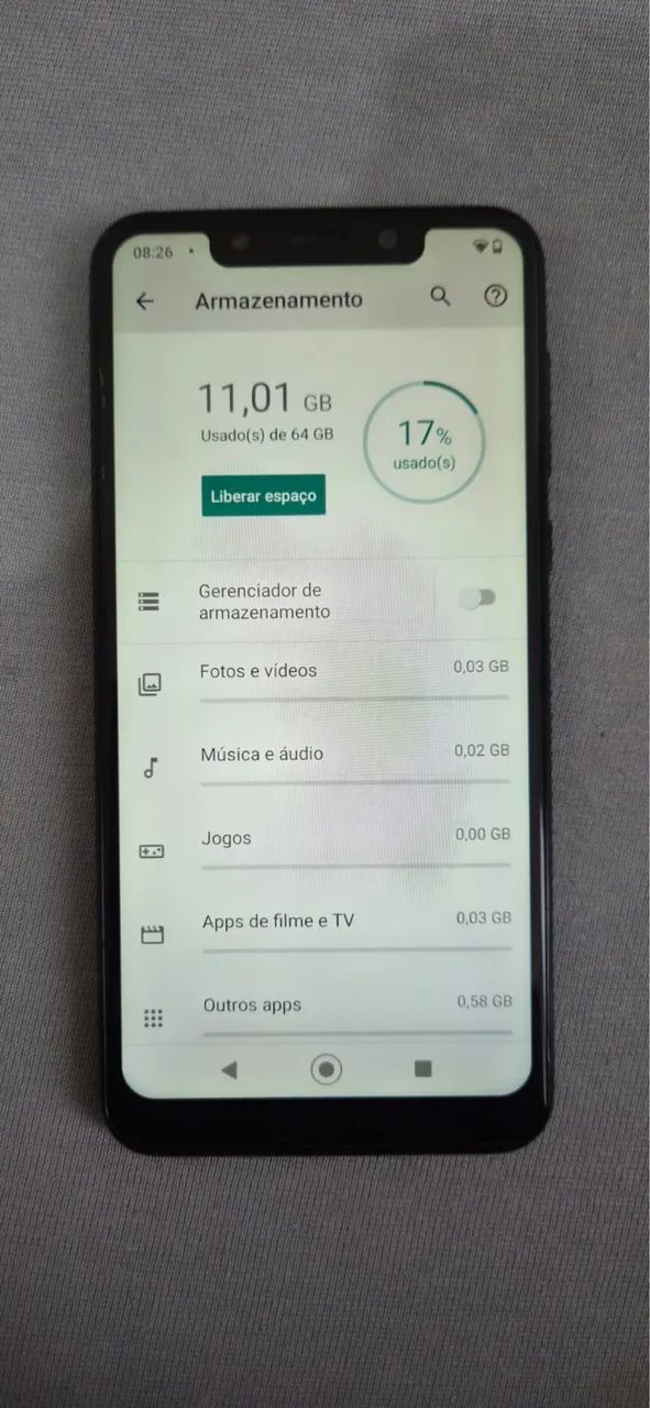 Moto One - 64gb - 4RAM