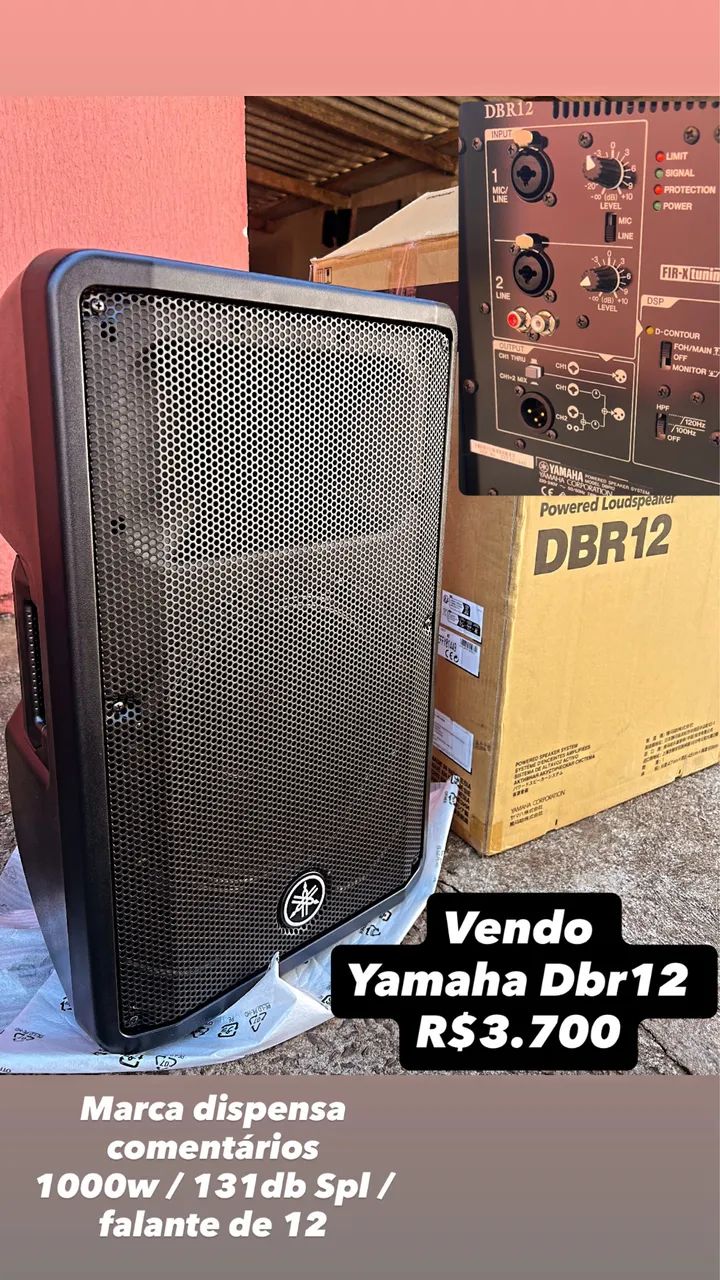 Caixa Yamaha Dbr12  - Foto 3