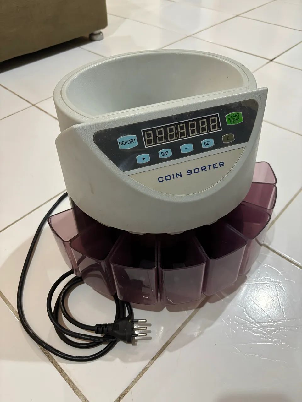     Máquina Contadora e Separadora de Moedas