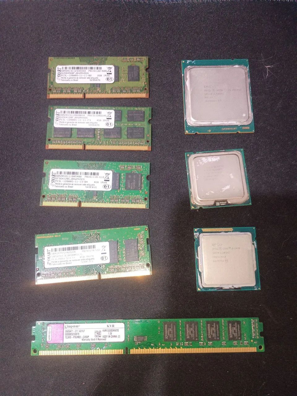 CPUs, memoria RAM e placa mãe 775 - Foto 2