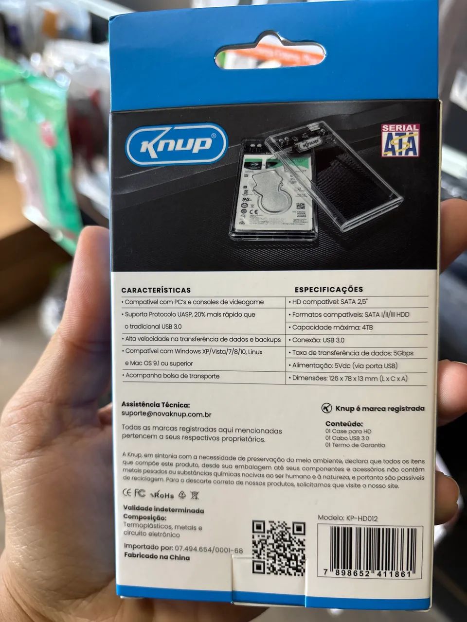 Case para HD USB3.0 Knup - Foto 2