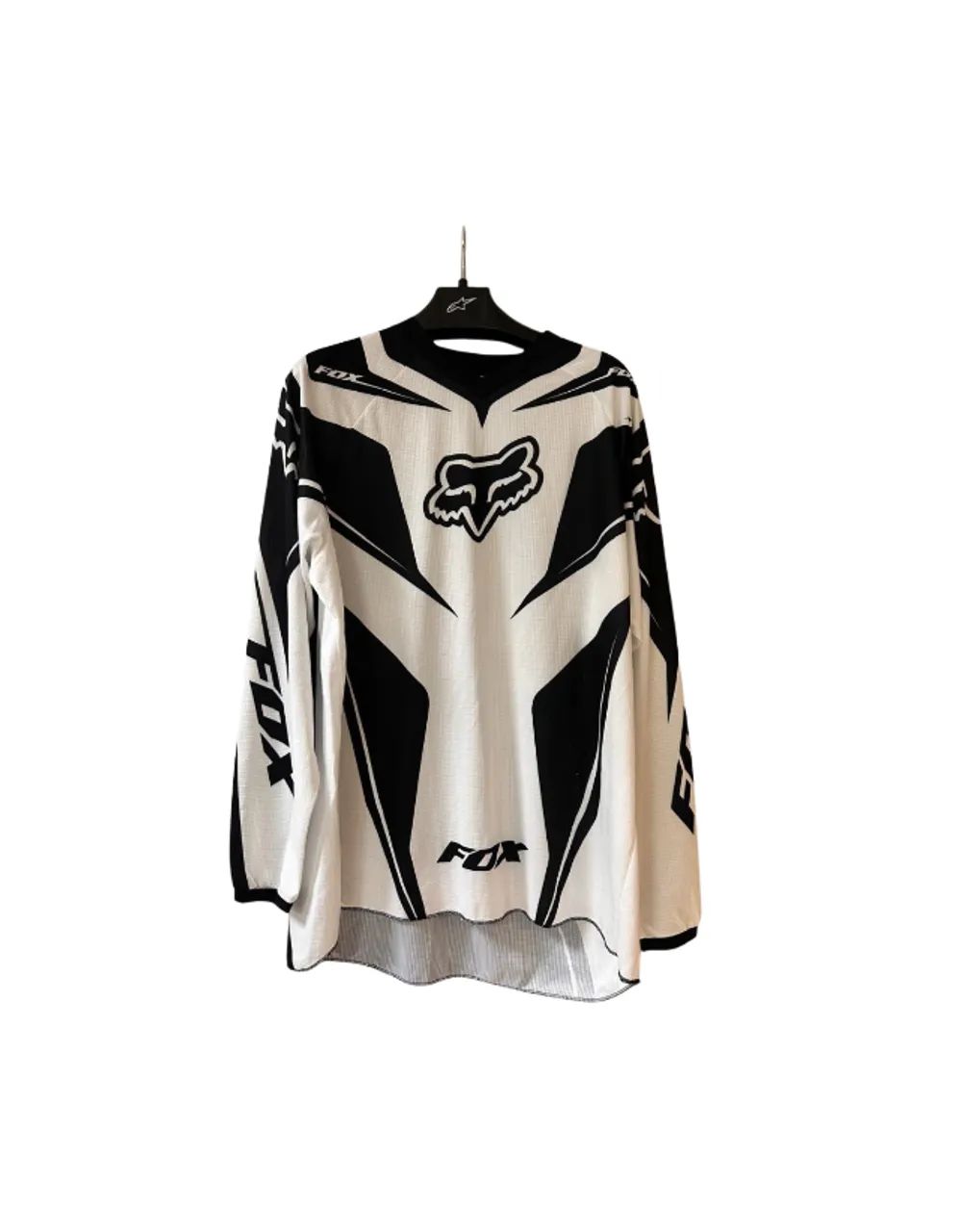 Camisa Fox Trilha Motocross Manga Longa Branca 2xl Original