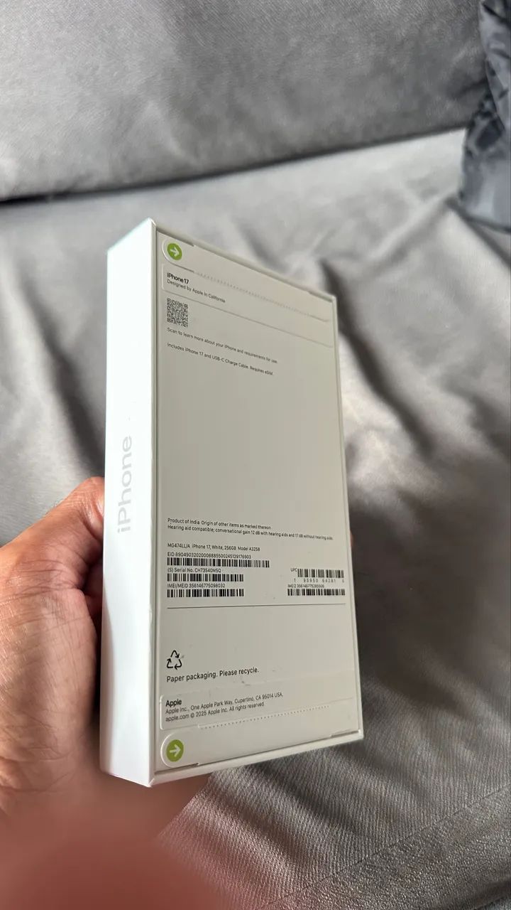 iPhone 17 256gb Branco Lacrado Americano  - Foto 5