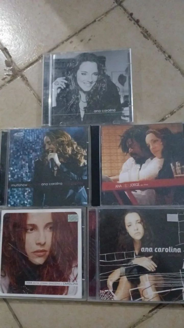 Kit 5 cds ana Carolina 