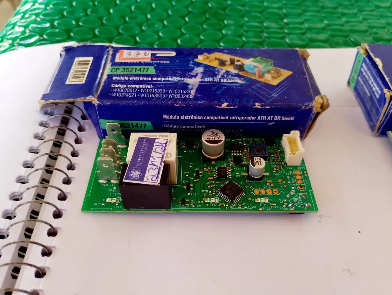 Placa de controle eletrônico compatível com diversos modelos de refrigeradores 