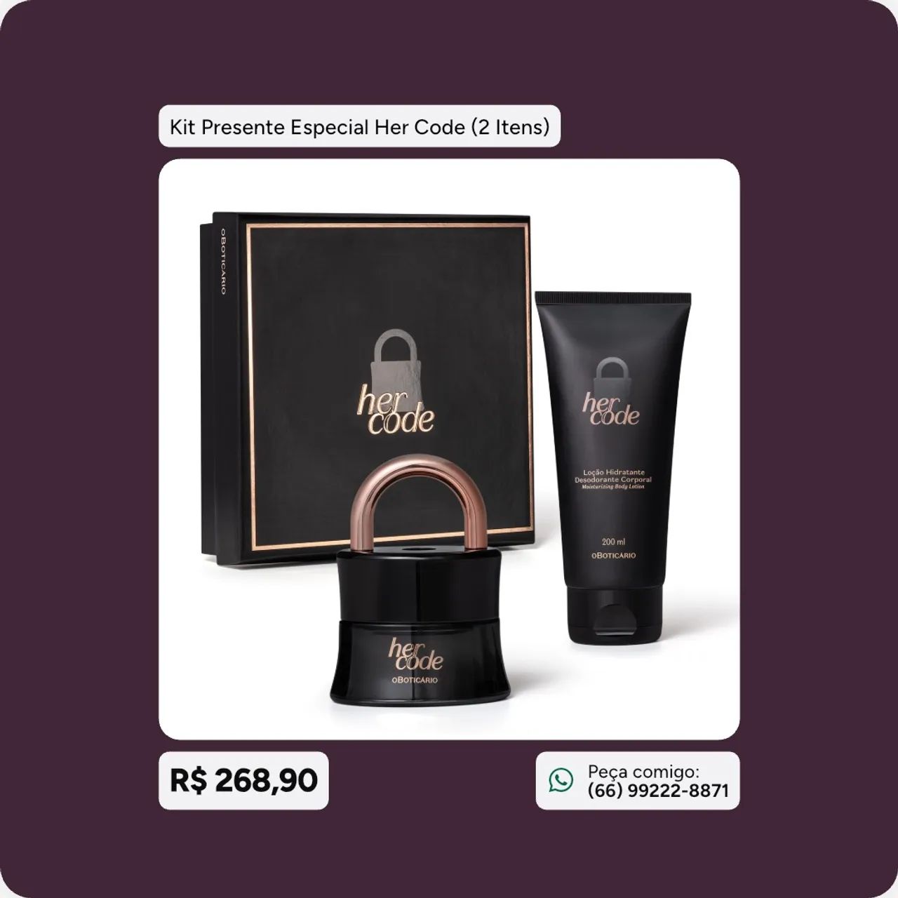 Kit Especial Her Code 
